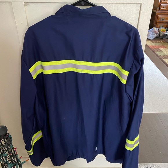 XL Westex Indura FIRE RESISTANT SNAP BUTTON OVER COAT! - Picture 2 of 6